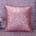 thumbnail image 4 of Miyuadkai Pillow Solid Color Glitter Sequins Throw Case Cafe Home Decor Cushion Covers Home Decor Pink one Size, 4 of 4
