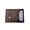 Brown2, variant on Leather Bat Wallet for Men Personalized Hero Mask Design Bat Card Bag Multifunction Man Bat Billfold(Black)