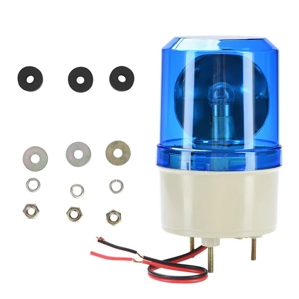 Alarm Warning Light,DC 12V Flash Rotary Rotary Warning Light Yellow Warning Light Tried and