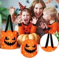 thumbnail image 6 of Halloween Hot Decorations! Fdelink Led Halloween Candy Bags Up Halloween Bags Halloween Bags Up Candy Bags Multipurpose Reusable Bucket for Kids Halloween, 1Pc Pumpkin Bagparty Balloon, 6 of 7