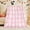 C, variant on Halloween Fuzzy Blanket, Cebalnir Pink Cute Ghost Plaid Throw Blanket Checkered Soft Cozy Flannel Blanket for Party Home Bed Sofa Couch Chair, 29.53x39.37 in