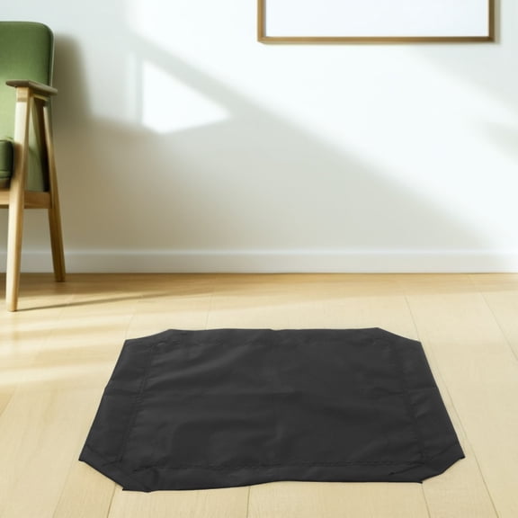 Milisten Black Replacement Cover for Elevated Dog Cot, and Stylish Pet Camp Bed Accessory