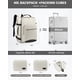 thumbnail image 5 of Mochila de viaje LOVEVOOK Carry on 40 L impermeable con cubos, 5 of 7