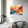 thumbnail image 3 of JEUXUS  Canvas Wall Art Abstract - Color Clouds - Artwork for Living Room Large Framed, 3 of 4