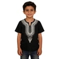 thumbnail image 2 of Tiijoy Girls Africa Ethnic Style Short Sleeve T-Shirt Casual Thobe Shirt Top, Sizes 1-6, 2 of 6