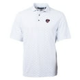 thumbnail image 2 of Men's Cutter & Buck White Jacksonville Jumbo Shrimp Virtue Eco Pique Tile Print Recycled Polo, 2 of 3