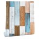 thumbnail image 3 of Papel tapiz geométrico de hojas doradas, papel tapiz autoadhesivo de estilo bohemio para decoración del baño y el hogar, 3 of 5