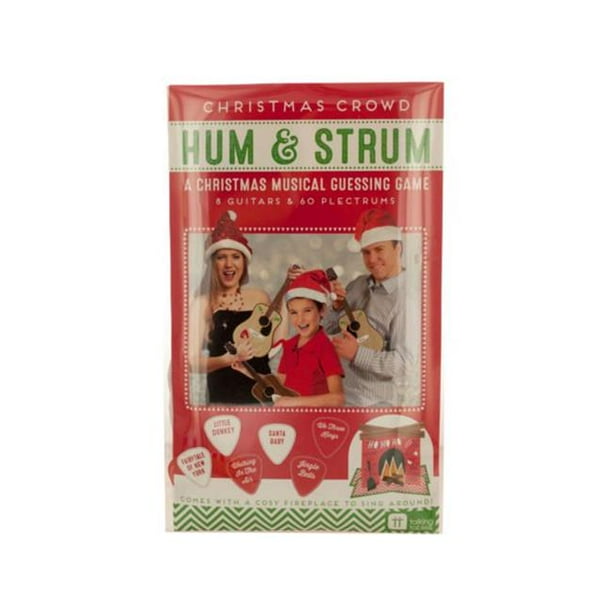 Kole Imports HH936-72 Hum & Strum Jeu de Devinettes Musicales de Noël - Pack de 72