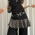 thumbnail image 3 of Weflink 2000s Retro Double Buckles Belt Punk Rock Trend Studded Waistband Accessory, 3 of 8