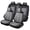 Black Gray-Full Set, variant on Car Seat Covers Full Set Fit for Hyundai Tucson 2005-2026, Premium Faux Leather Seat Protectors, Breathable, Waterproof & Anti-Slip Full Wrapping Edge Seat Covers (Beige, Full Set)