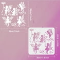 thumbnail image 3 of 1PC Fairy Stencil 11.8x11.8inch Reusable Butterfly Drawing Template, 3 of 9