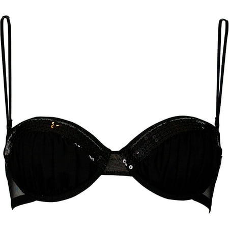 Smart & Sexy - Sequin and Mesh Balconette Bra