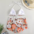 thumbnail image 2 of Gibobby Trajes de Natación para Mujer Traje de baño Tankini de dos piezas de talle para mujer(Naranja,XL), 2 of 5