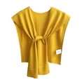 thumbnail image 3 of Wlynlyn Women Shawl Fashion Shrug Knit Casual Solid Color Warpped Sweater Scarf Tops, 3 of 3