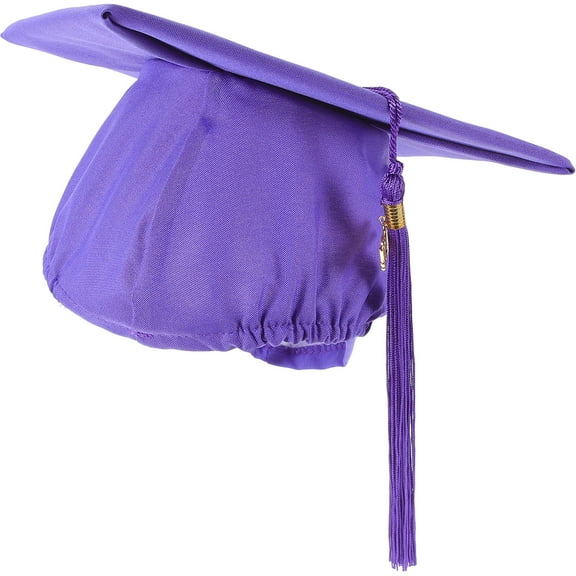 HONITANO Graduation Hats for College Students Purple Polyester 1Pcs