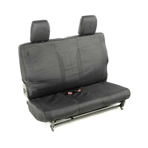 Rugged Ridge 13266 01 Seat Cover For Jeep Wrangler Jk Black Solid Design Com - 2008 Jeep Wrangler X Seat Covers