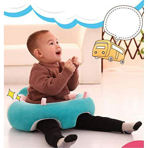 Baby Support Seat Sofa Plush Soft Animal Shaped Baby Learning to Sit Chair Keep Sitting Posture Comfortable Infant Sitting Chair for 3 10 Months Baby
