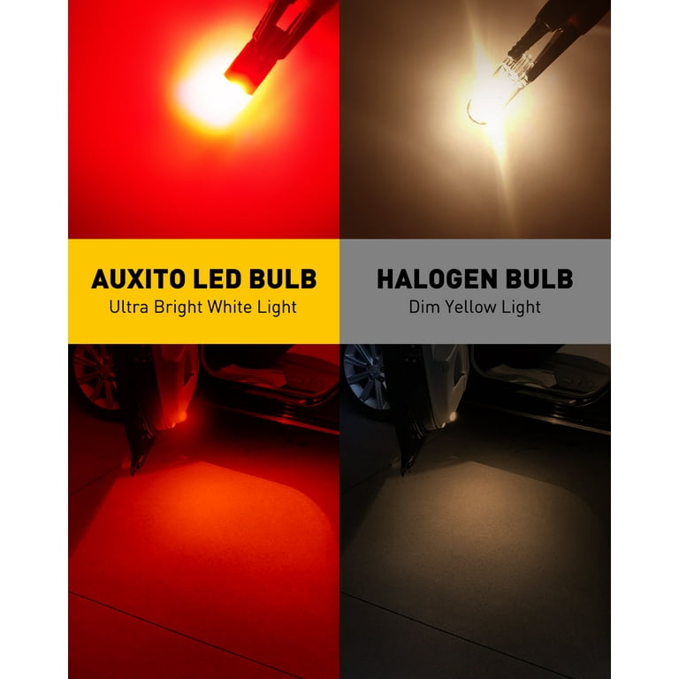Set T10 orange SMD LED flashing lights W5W