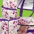 thumbnail image 5 of Garden Tool Bag,Pioneer Flower Floral Print Pattern Garden Tool Organizer,Garden Gifts,Waterproof Multi-Pocket Garden Tool Storage 11.8x5.5x11.4 Inch(Tools NOT Included), 5 of 6