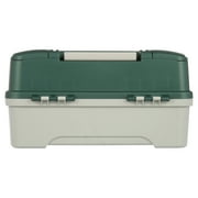 Plano Molding Co 620304 3 Tray Green & White Tackle Box