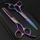 thumbnail image 2 of Juego de tijeras de corte de cabello de acero inoxidable japonés de 6 pulgadas con tijeras de entresacar para salón de belleza., 2 of 4