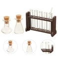 thumbnail image 2 of 1 Set of Laboratory Toy Science Tube Rack Education Experiment Toy Test Tube for Doll House, 2 of 9