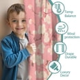 thumbnail image 3 of Blackout Kids Curtains,Pioneer Flower Floral Print Pattern Childrens Insulated Curtains Set Of 2,Bedroom Essentials,Toddler Room Decor 42"x84", 3 of 5