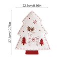 thumbnail image 3 of Christmas Tree Ceramic Tray Chip & Dip , Santa Pattern Christmas Kitchen Decor for Holiday Treats, Candy, Festive Tableware for Christmas Parties(B), 3 of 7
