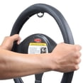 thumbnail image 3 of Funda Cubre Volante Universal Piel Negro Mikels CU-PN, 3 of 8