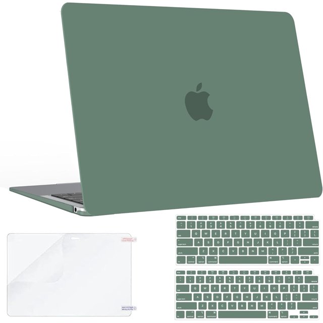 Compatible con MacBook Air de 13 pulgadas con funda M1, funda para MacBook Air 2021, 2020, 2019, 2018, A2337, A2179, A1932 y Touch ID.
