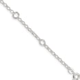 thumbnail image 1 of Sterling Silver Fancy Child's Bracelet Made In India qg1329-6, 1 of 5
