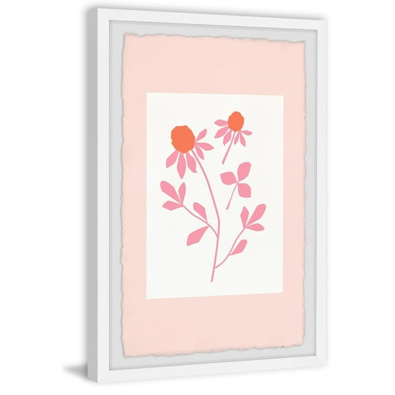 Marmont Hill Inc. 'Touch the Leaf' Framed Painting Print 12 x 18