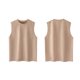 thumbnail image 3 of Camiseta sin mangas con cuello en V para hombre, de punto, con rayas verticales, para fitness, deportes, ocio, ajustada, con cuello en I y hombros anchos., 3 of 5