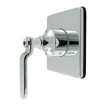Kingston Brass KS3041KL Whitaker Single-Handle Three-Way Diverter Valve with Square Trim Kit, Polished Chrome