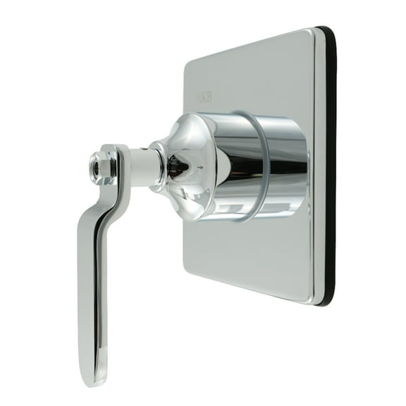 Kingston Brass KS3041KL Whitaker Single-Handle Three-Way Diverter Valve with Square Trim Kit, Polished Chrome