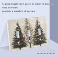 thumbnail image 3 of Yayeee Toggle Light Switch Wall Plate 2-Gang 4.56"x4.48" Decorative Outlet Cover, Hand Drawn Christmas Stars, 3 of 7