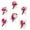 Blush & Hot Pink, variant on DONGTIAN Terracotta Boutonniere for Men (Set of 6), Orange Groom Groomsmen Boutonniere for Wedding,Prom,Homecoming, etc.