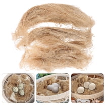 WRITWAA Nesting Material for Wild Birds Nesting Pad Khaki Jute Waste 1 Bag