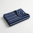 thumbnail image 3 of Mainstays Basic Striped Bath Towel, Soft 100% Cotton and Highly Absorbent Bath Towel, Navy, 3 of 5