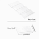 thumbnail image 4 of Organizador de cajones de especias de acrílico transparente 8X, inserto de cajones para frascos de condimentos, bandeja para estante de especias de cocina (frasco no incluido), 4 of 4