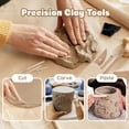thumbnail image 2 of Kit de cerámica Gleamkid Air Dry Clay para adultos con herramientas y barniz, 2 of 8