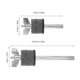 thumbnail image 2 of unbranded 2Ud Montura Para De Batería Accesorio Profesional Color Gris Para Percusión, 2 of 8