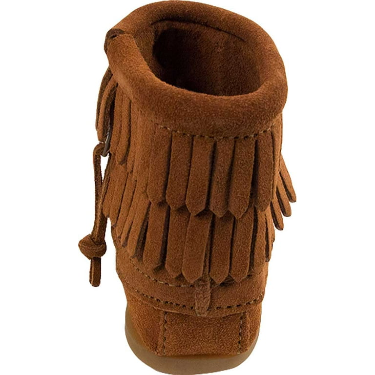Minnetonka Kids Double Fringe Boots Walmart
