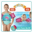 thumbnail image 4 of SwimSchool 2-in-1 Swim Trainer Vest, Pink Mermaid, Ages 4-6, Unisex, 4 of 9