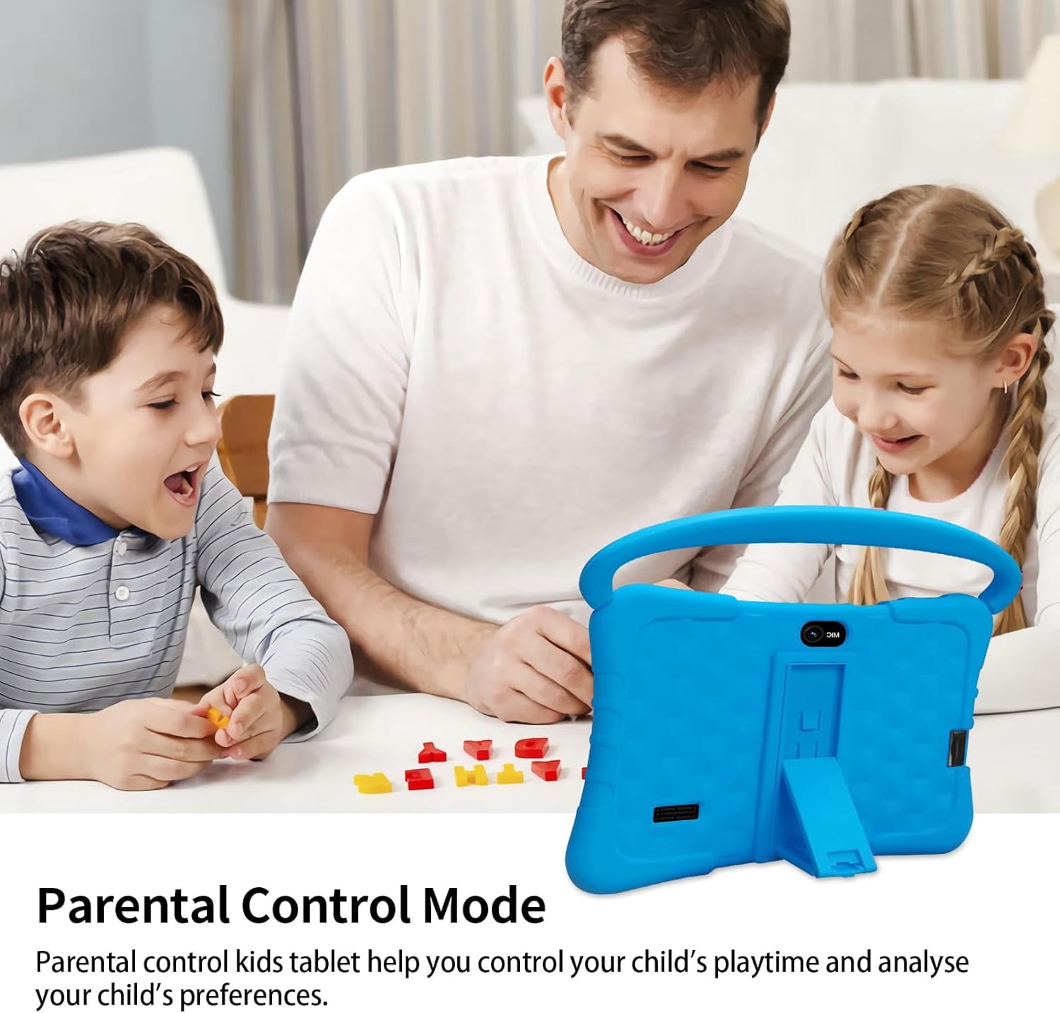 HDJ 7 in 1024 x 600 Child Tablet, 32 GB, Android, Wi-Fi, Bluetooth, Blue