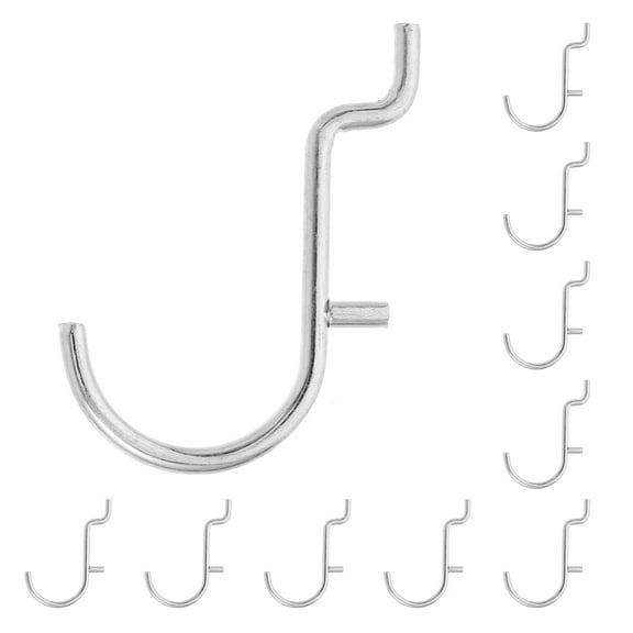 LABSERRON 10Pcs Sleek Pegboard Pegs for Hanging Accessories in Home and Garage