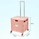 thumbnail image 3 of Carro rodante, caja de almacenamiento con carrito, caja de almacenamiento con carrito ajustable, carrito de compras plegable, diseño revolucionario, 3 of 8