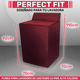 thumbnail image 2 of Funda De Lavadora Uso Rudo Clima Extremo Washing Machine Cover FR FUNDAS REGIAS Funda Para Lavadora Color Guinda, 2 of 5