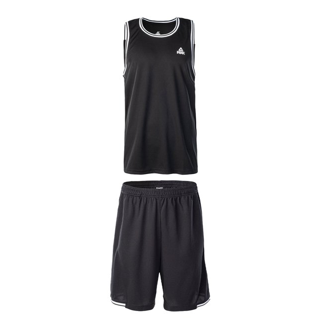 Peak - Juego de Camiseta y Shorts para Hombre (Negro)
