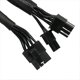 thumbnail image 4 of 2 Pack 8 PIN TO 8 Pin (6+2) PCIE VGA Supply Cable Flex for Supernova 650 750 850 1000 1600 2000 G2 G3 P2 T2 GS, 4 of 4